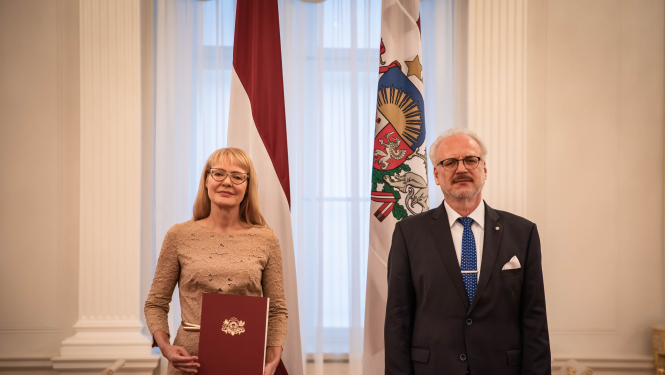 Akreditācijas vēstuli saņem Latvijas vēstniece, pastāvīgā pārstāve Eiropas Savienībā Lelde Līce-Līcīte