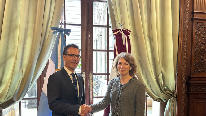 Ivars Lasis un Marcia Rosa Levaggi