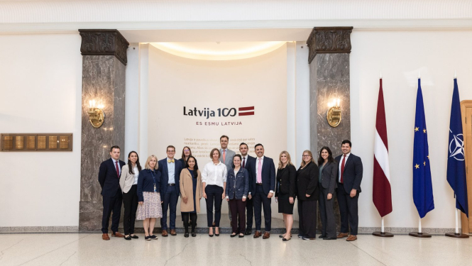 Katarina Plātere un ASV Kongresa padomnieki