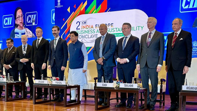 Krišjānis Kariņš Indijas un Eiropas uzņēmējdarbības ilgtspējas konklāva īpašajā plenārsēdē