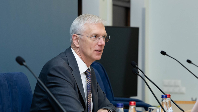 Krišjānis Kariņš seminārā par aktualitātēm ārpolitikā