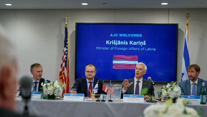 Krišjānis Kariņš tiekas ar ASV ebreju organizāciju pārstāvjiem