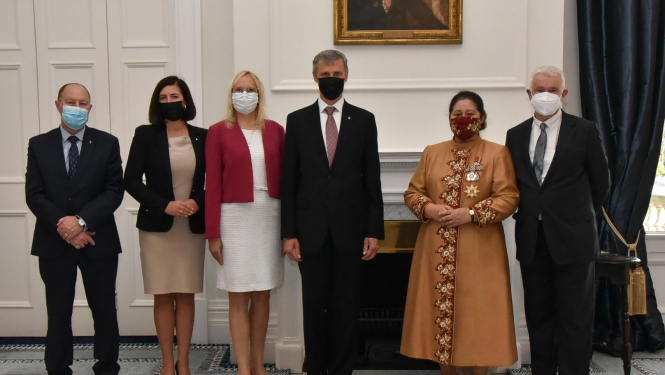 Latvijas vēstniecības Austrālijā vēstnieka akreditācija 