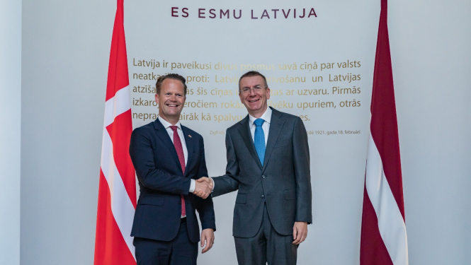 Latvijas un Dānijas ārlietu ministri 08.09.2022