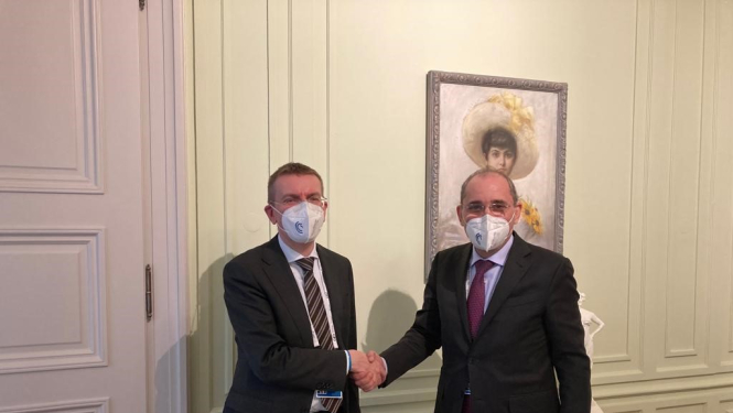 Latvijas ārlietu ministra tikšanās ar Jordānijas ārlietu ministru