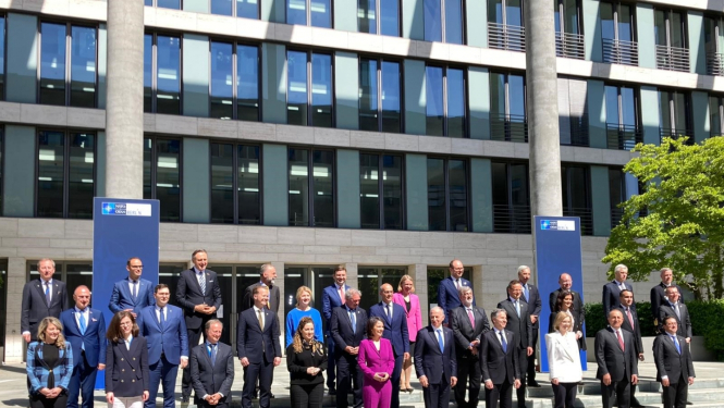 E.Rinkēvičs: Latvija Madrides samitā no NATO sagaida lēmumus par alianses militāras klātbūtnes palielināšanu Baltijā 