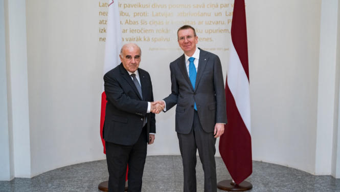 E. Rinkēvičs ar Maltas prezidentu