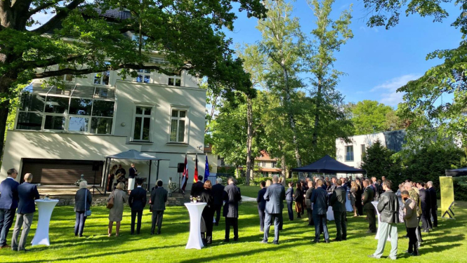 Pieņemšana par godu Latvijas Republikas neatkarības atjaunošanas 35. gadadienai