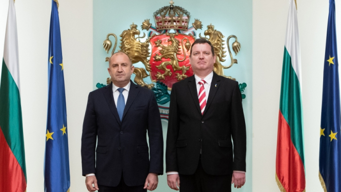 Vēstnieka J.Poikāna akreditācija Bulgārijā