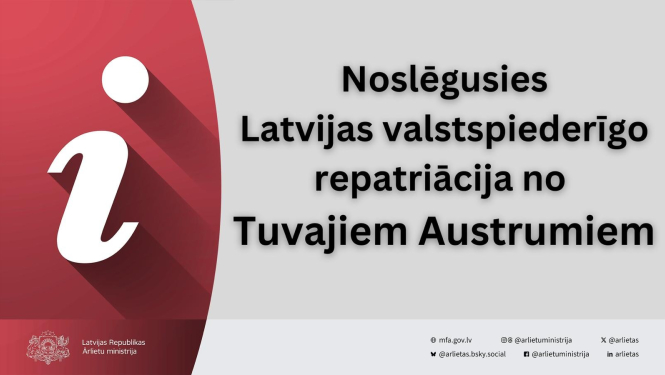 Noslēgusies Latvijas valstspiederīgo repatriācija no Tuvajiem Austrumiem