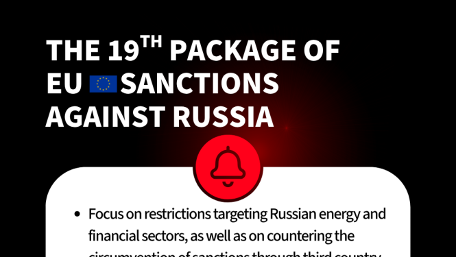 The 19th package of EU sanctions against Russia