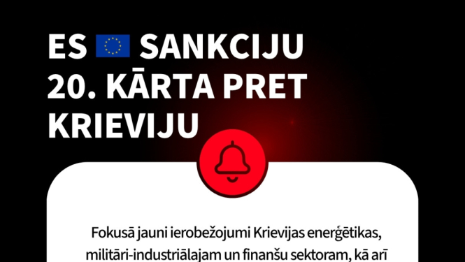 ES sankciju 20. kārta pret Krieviju - 1. daļa