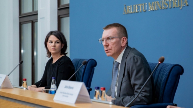 ārlietu ministra E. Rinkēviča saruna ar Vācijas ārlietu ministri 