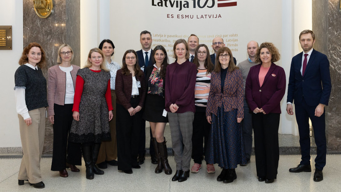 Participants of the seminar “Opportunities for Latvian entrepreneurs in public procurement of the European Union agencies”