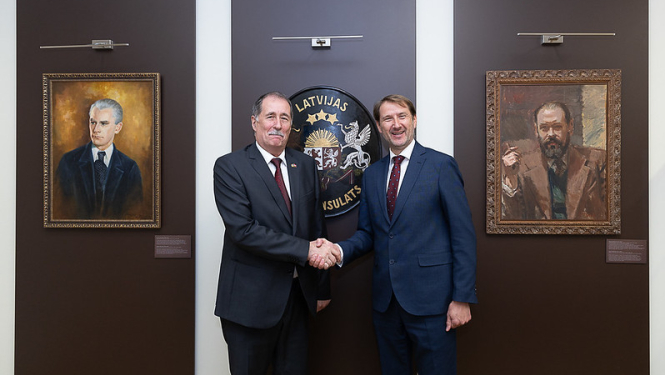 Sergiu Nistor un Andžejs Viļumsons