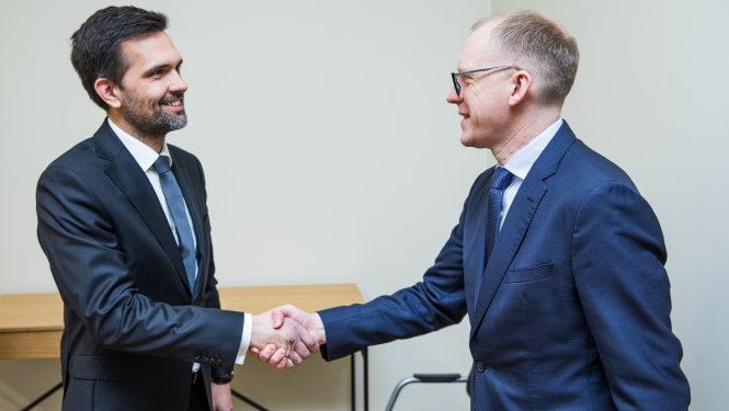 Slovākijas vēstnieks akreditācijas vizītē