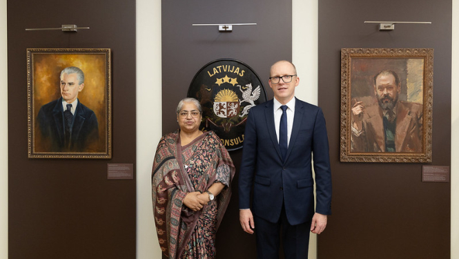 Sultana Laila Hossain un Andris Pelšs