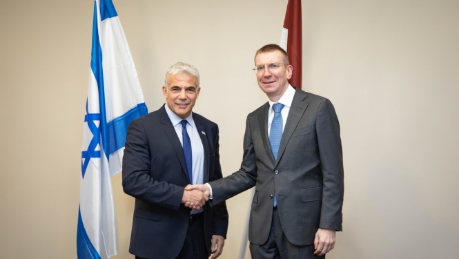 Tikšanās ar Izraēlas ārlietu ministru 07022022