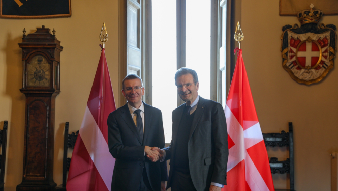 E. Rinkeviča tikšanās ar Maltas Ordeņa vadību 