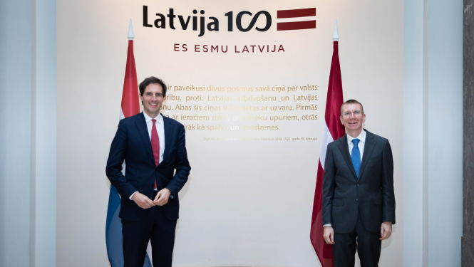 Tikšanās ar Nīderlandes ārlietu ministru 07022022