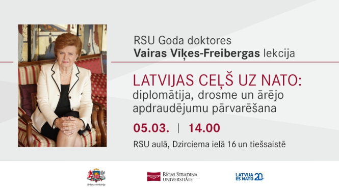 Vairas Vīķes-Freibergas lekcija RSU