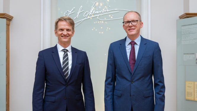 Valsts sekretārs Andris Pelšs pieņem Islandes vēstnieku akreditācijas vizītē