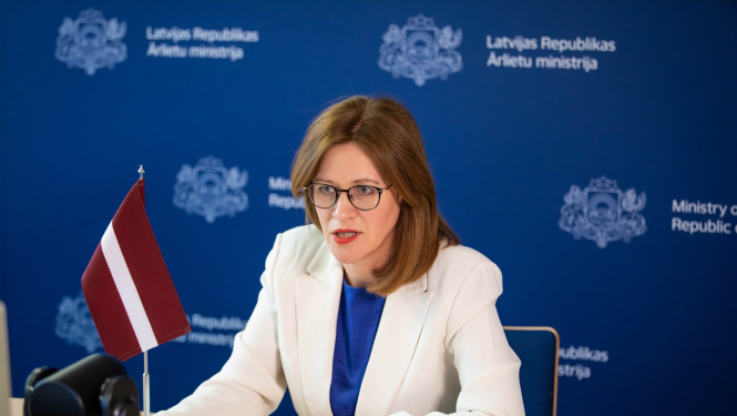 Zanda Kalniņa-Lukaševica atklāj ANO Sieviešu statusa komisijas diskusiju par Krievijas īstenotā kara ietekmi uz Ukrainas sabiedrību 