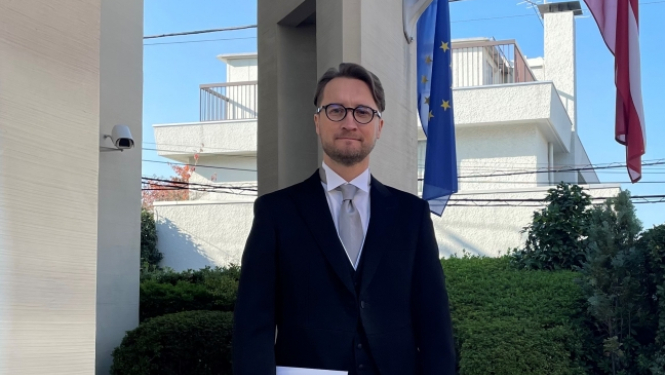 Akreditēts Latvijas vēstnieks Japānā Zigmārs Zilgalvis