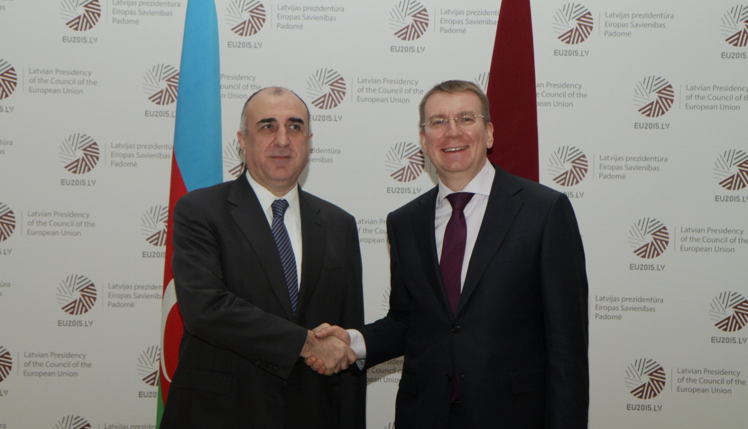 Edgars Rinkēvičs tiekas ar Azrebaidžānas ārlietu ministru
