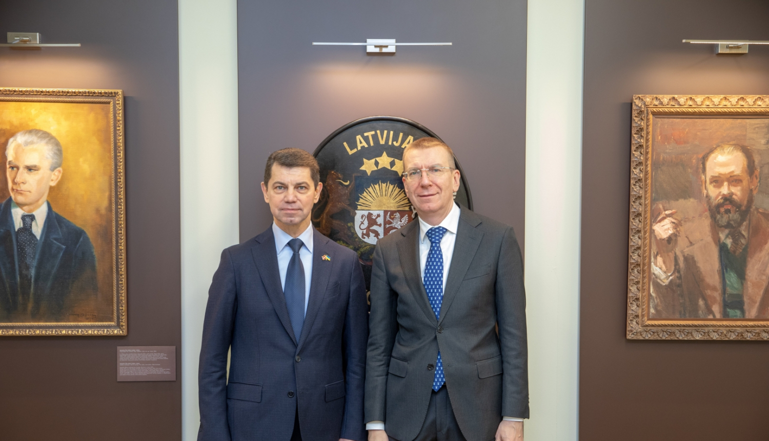 Ministrs unUkrainas vēstnieks atvadu vizītē