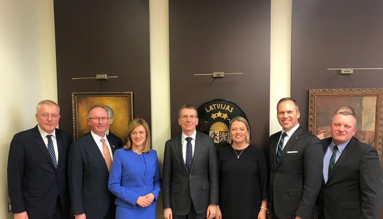 Ārlietu ministra E. Rinkēviča tikšanās ar PBLA vadības pārstāvjiem