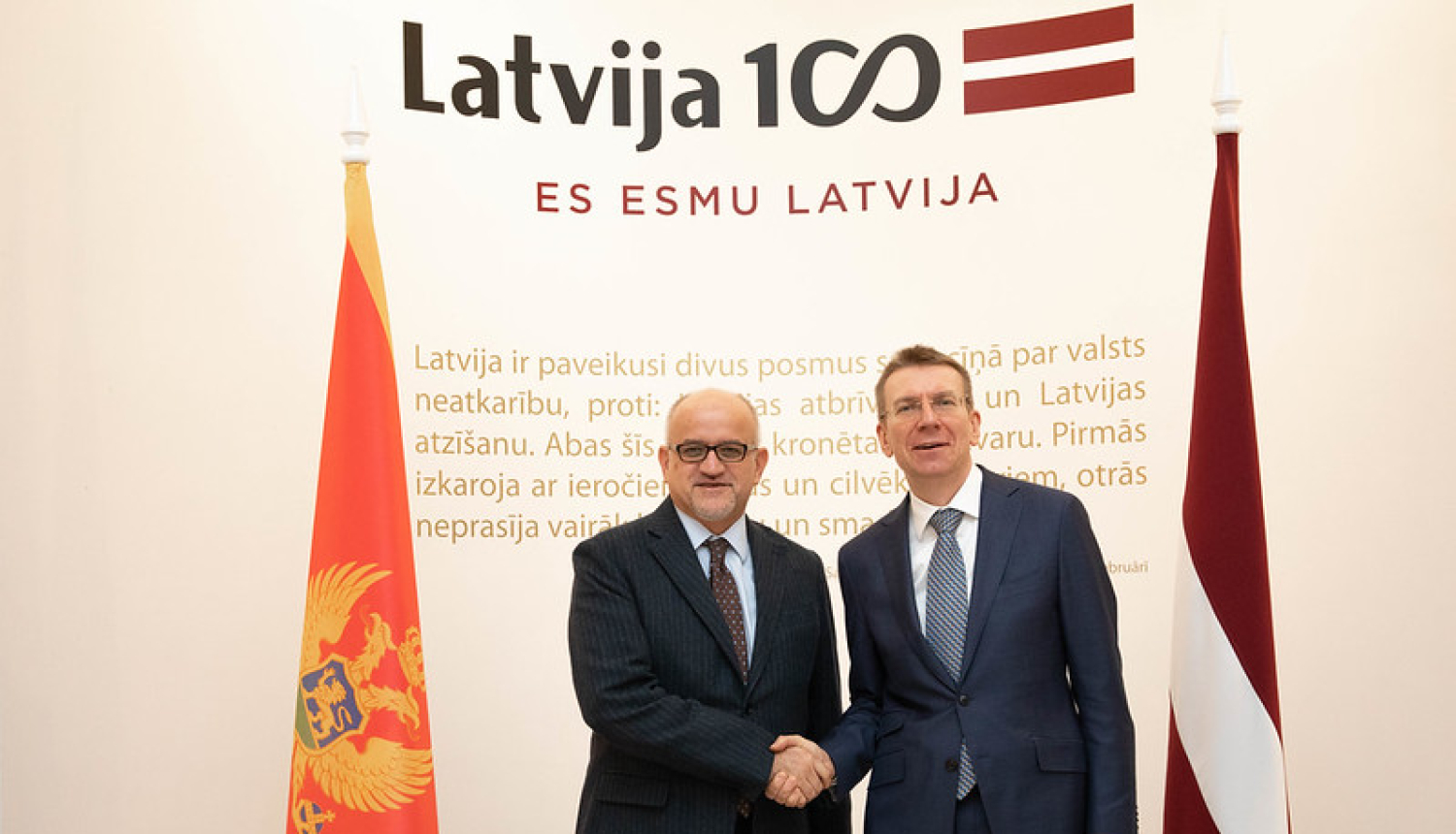 Ārlietu ministrs: Melnkalnes dalība NATO paplašinātās klātbūtnes kaujas grupā Latvijā ir nozīmīgs ieguldījums Baltijas reģiona drošības stiprināšanā