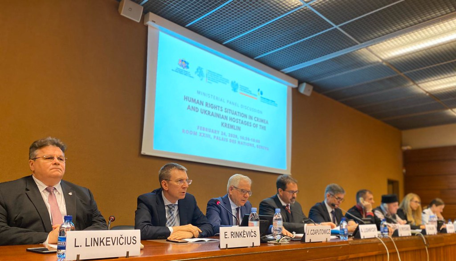 Edgars Rinkēvičs: Cilvēktiesību situācija prettiesiski anektētajā Krimā nav uzlabojusies