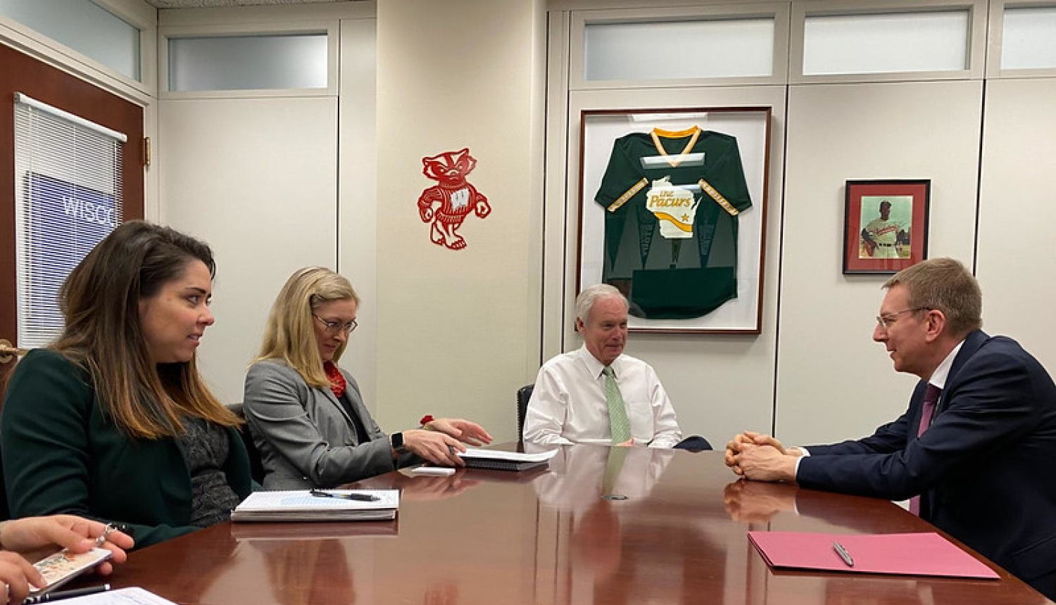 The Latvian Foreign Minister thanks U.S. Senate for its unwavering support for the security of Latvia and the Baltic States