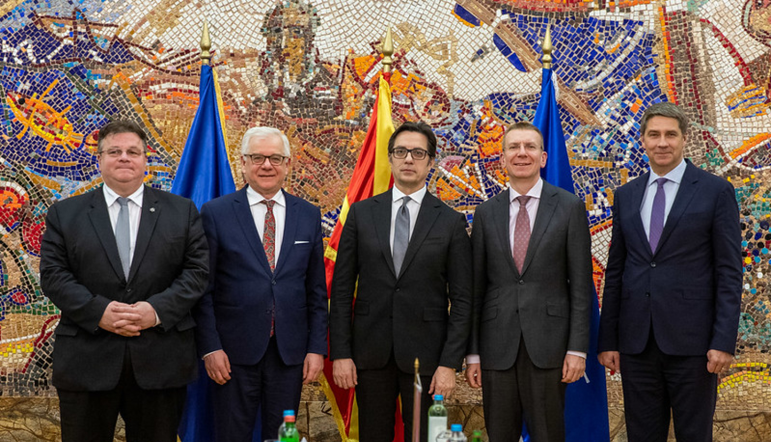 Ārlietu ministrs pauž stingru atbalstu ES iestāšanās sarunu sākšanai ar Ziemeļmaķedoniju