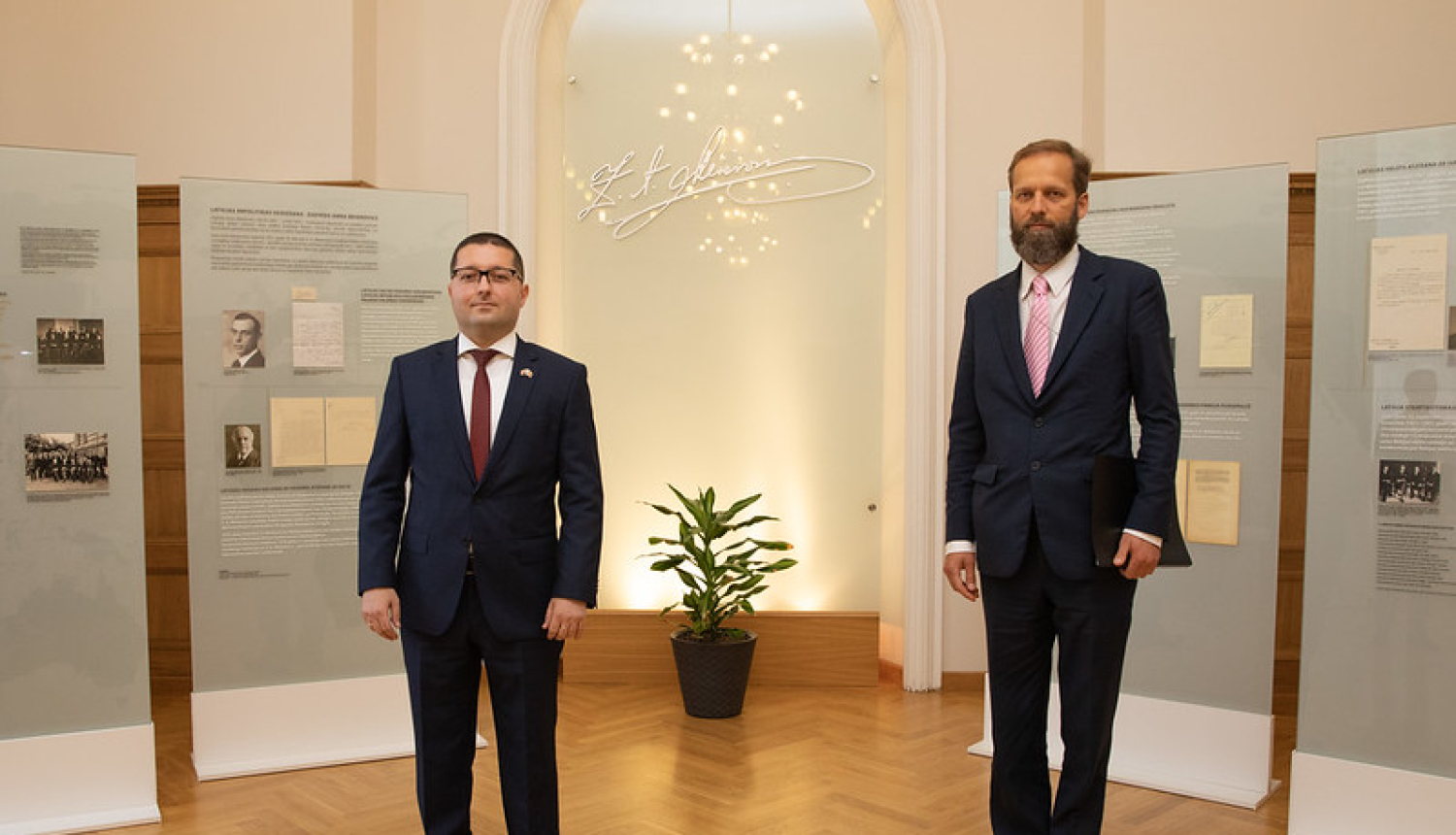 Jānis Mažeiks receives an accreditation visit from the Ambassador of Moldova