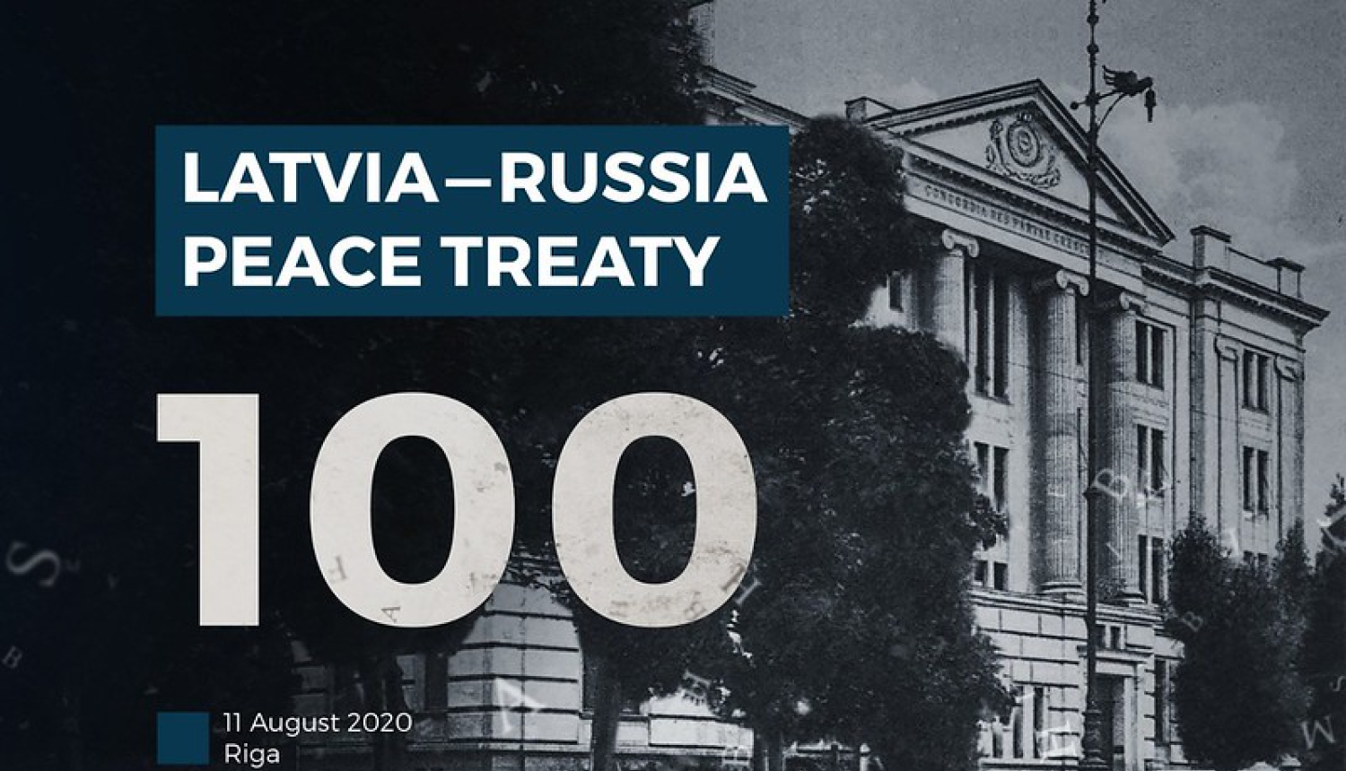 The centenary of signing the Latvia-Russia Peace Treaty marked in Riga