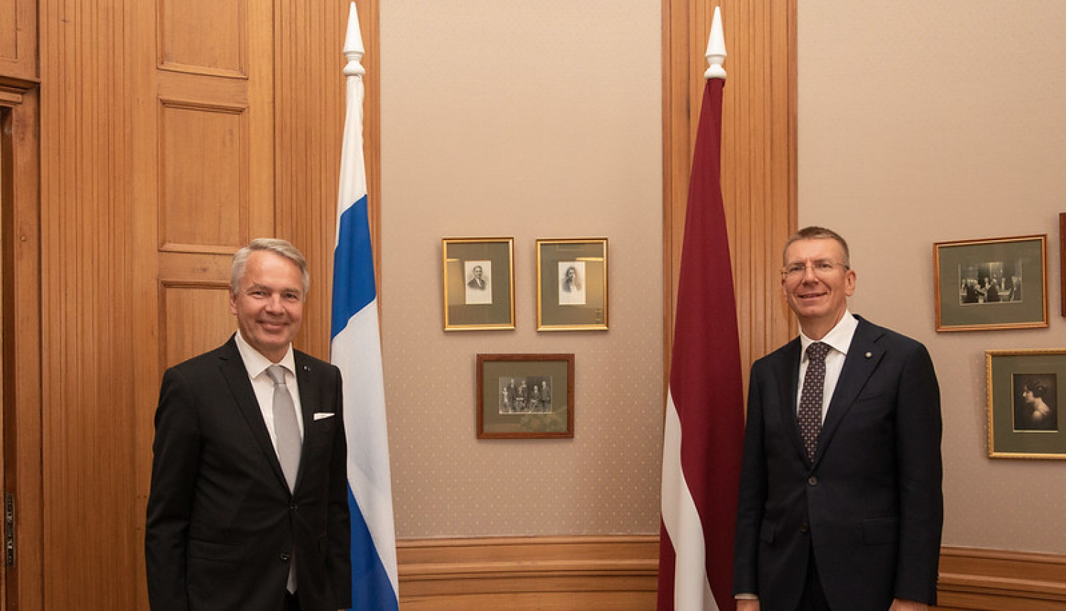 Edgars Rinkēvičs pauž gandarījumu par Latvijas un Somijas ciešajām politiskajām attiecībām