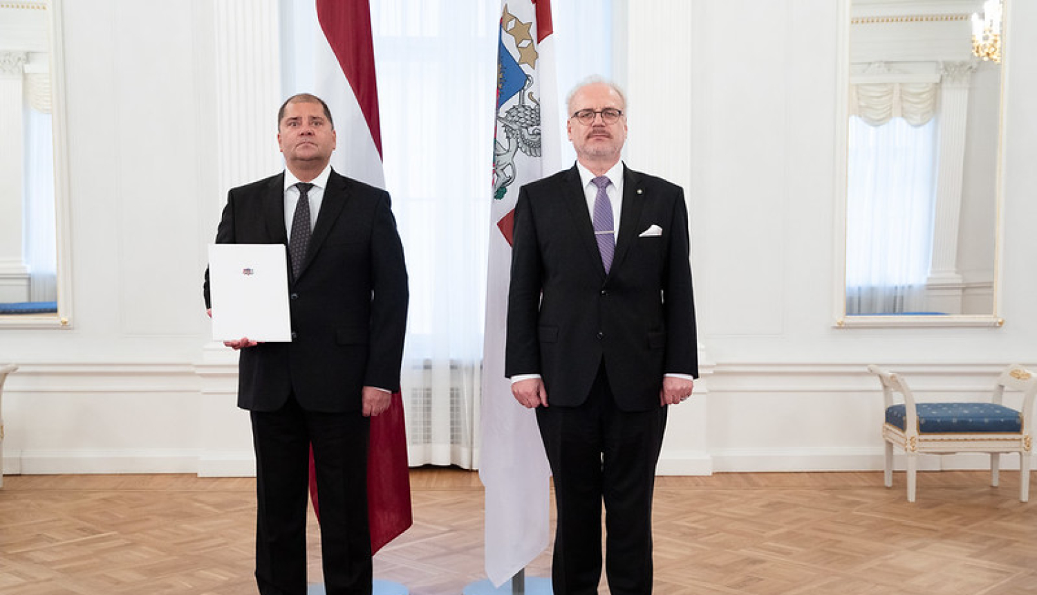 Akreditācijas vēstuli saņem jaunais Latvijas vēstnieks Spānijā Māris Klišāns