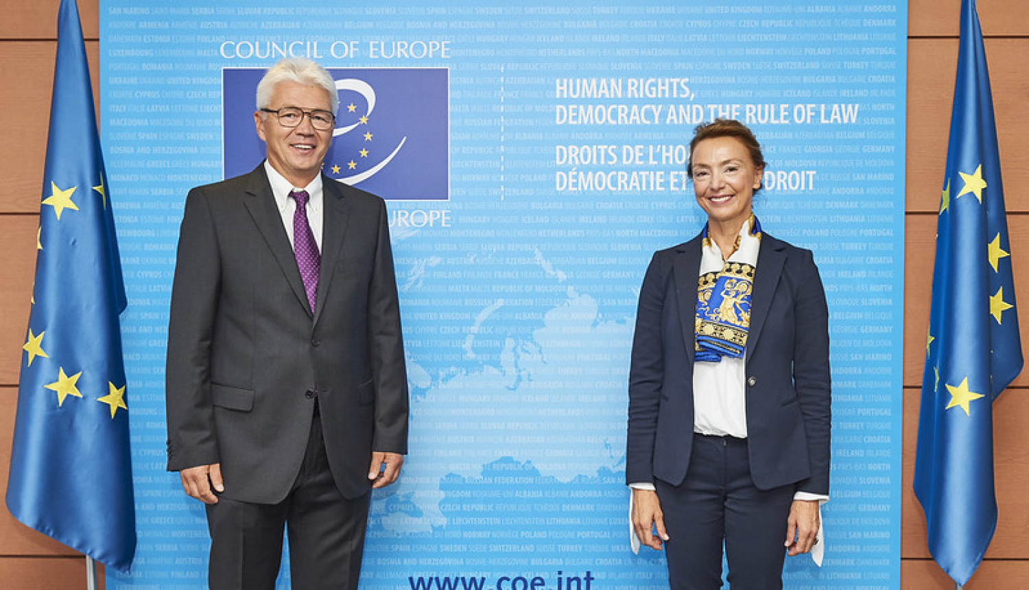 Latvijas vēstnieks iesniedz akreditācijas vēstuli Eiropas Padomes ģenerālsekretārei