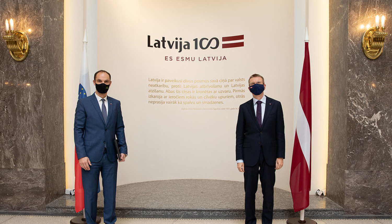 Edgars Rinkēvičs: Latvijai un Slovēnijai ir līdzīga izpratne par Eiropas Savienības aktualitātēm, starptautiskajiem un drošības politikas jautājumiem