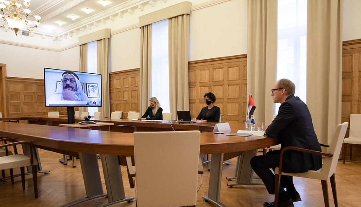 Latvia and the United Arab Emirates hold political consultations on bilateral relations and regional developments