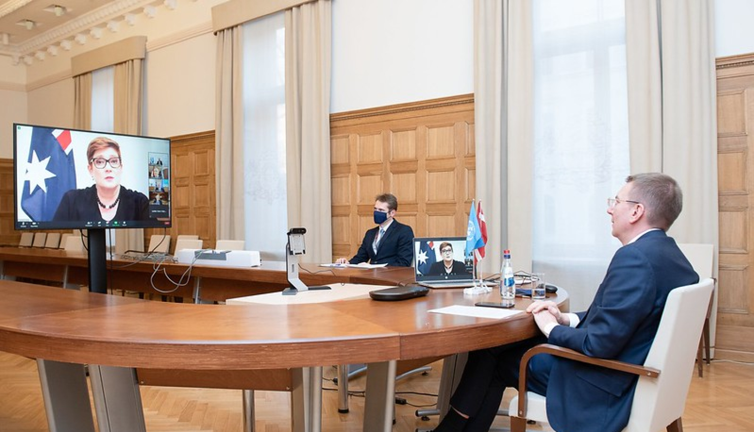 Ārlietu ministrs Latvijas organizētā ANO pasākumā uzsver dezinformācijas draudus Covid-19 krīzes laikā