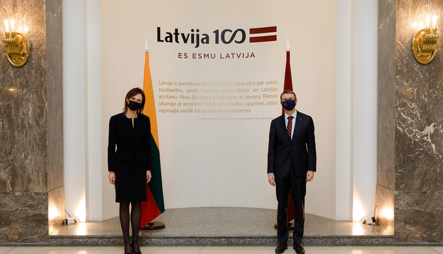 Ārlietu ministrs un Lietuvas Seima priekšsēdētāja pārrunā jaunas divpusējās sadarbības iespējas