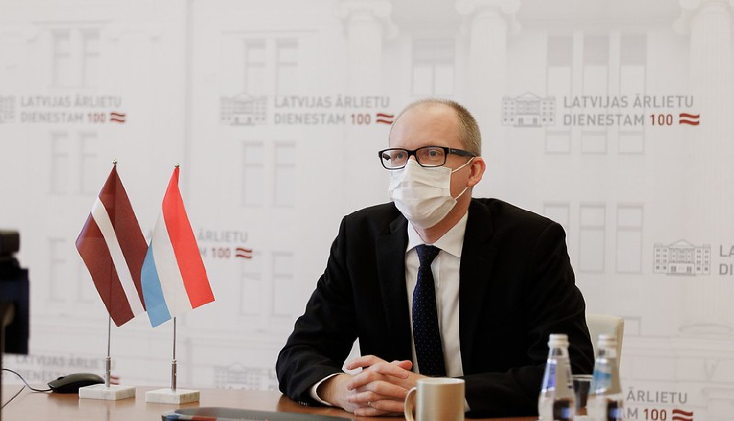 Valsts sekretārs Andris Pelšs tiekas ar jauno Luksemburgas vēstnieku Latvijā