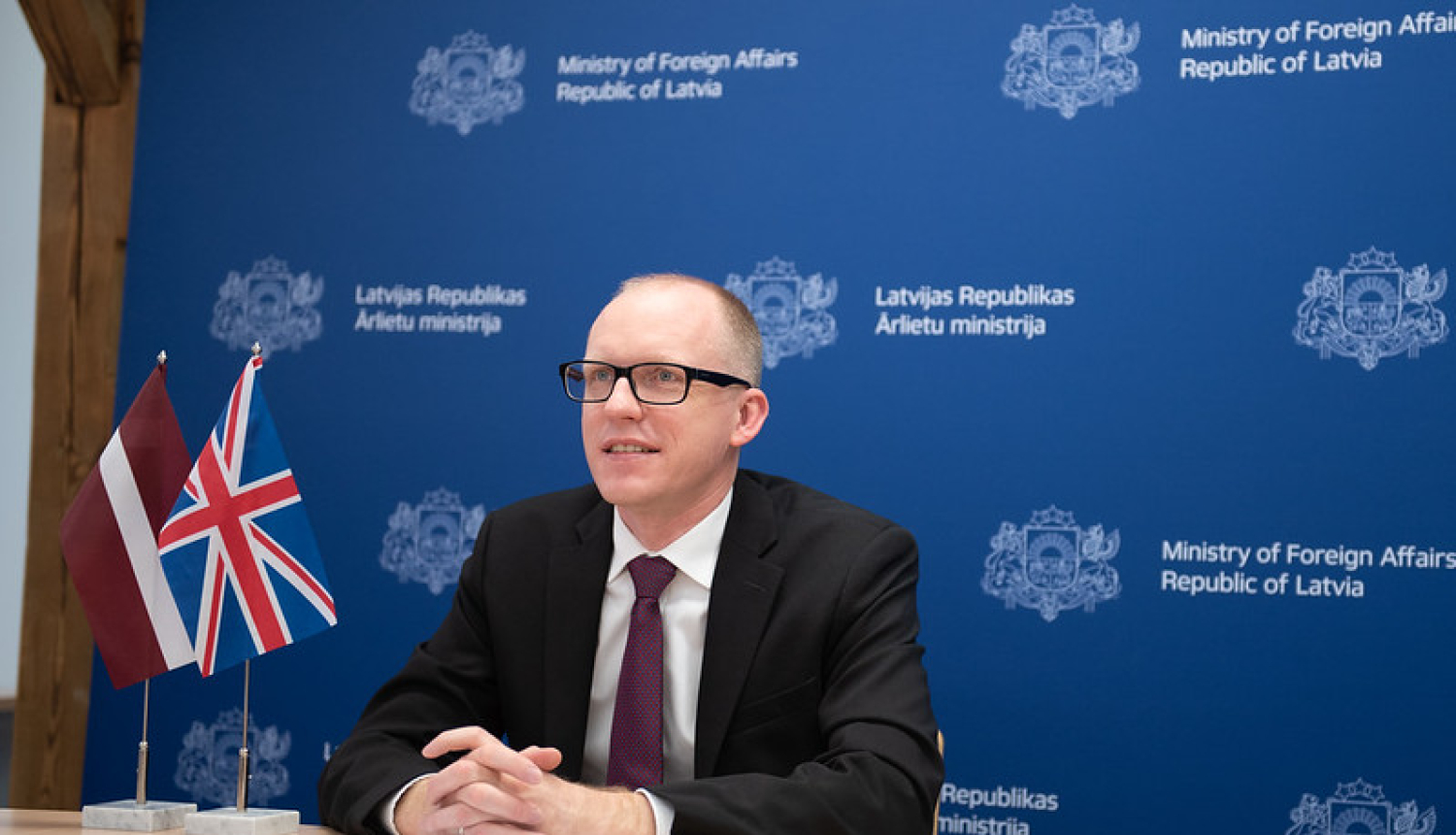 Valsts sekretāra atvadu saruna ar Apvienotās Karalistes vēstnieku Kītu Šenonu