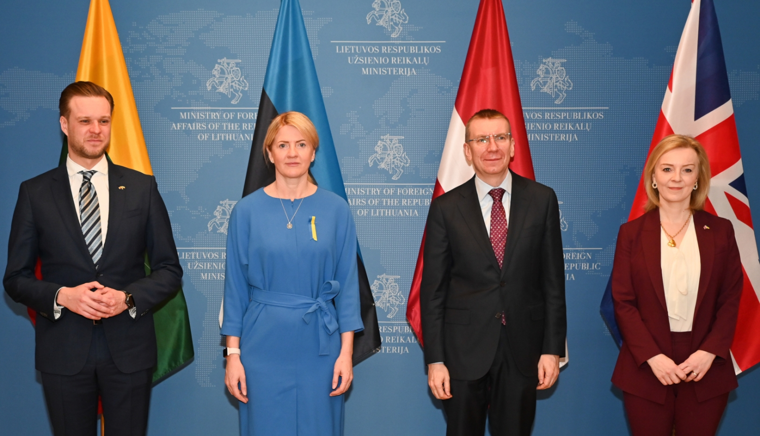 Baltijas valstu un Apvienotās Karalistes ārlietu ministri apspriež turpmākos soļus Krievijas agresijas apturēšanā pret Ukrainu