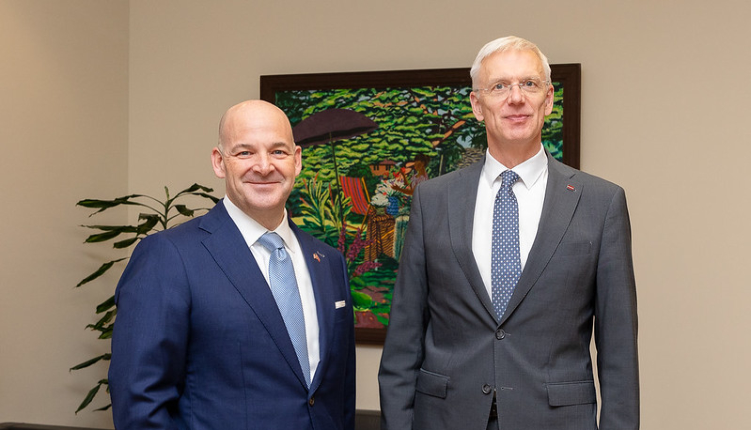 K.Kariņš tiekas ar ASV vēstnieku