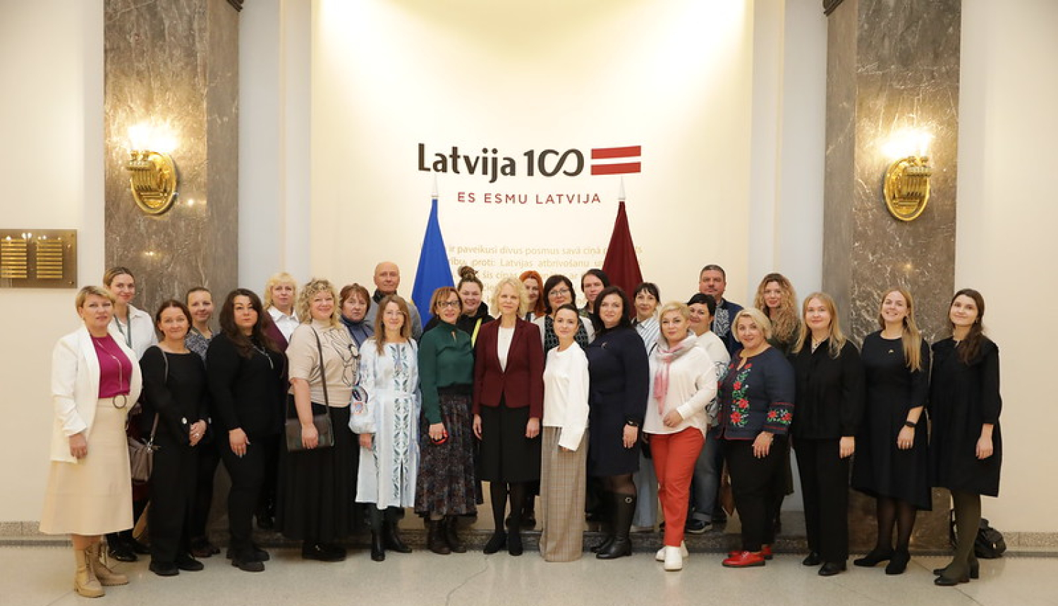 Latviju mācību vizītē apmeklē rekonstrukcijas projekta “Černihiva: karā cietušo sieviešu spēcināšana un atbalsts” dalībnieki