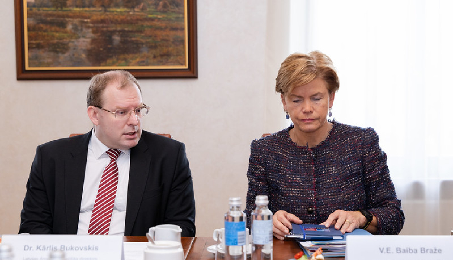 Ārlietu ministre Baiba Braže Ārpolitikas ekspertu padomes sēdē